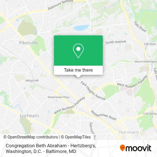 Congregation Beth Abraham - Hertzberg's map