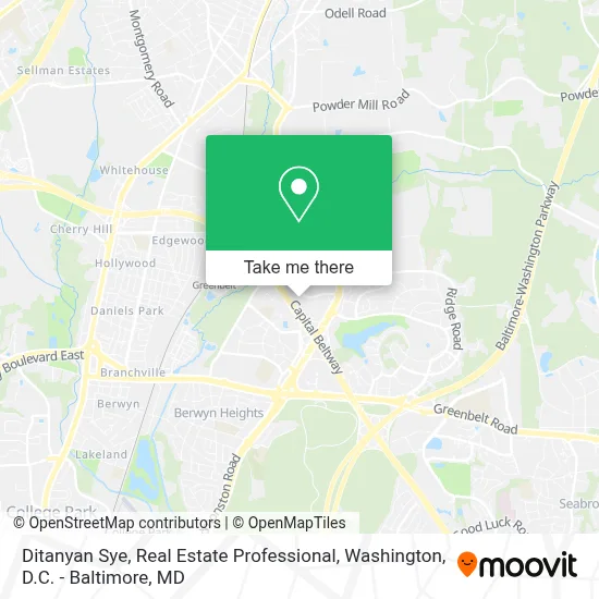 Ditanyan Sye, Real Estate Professional map