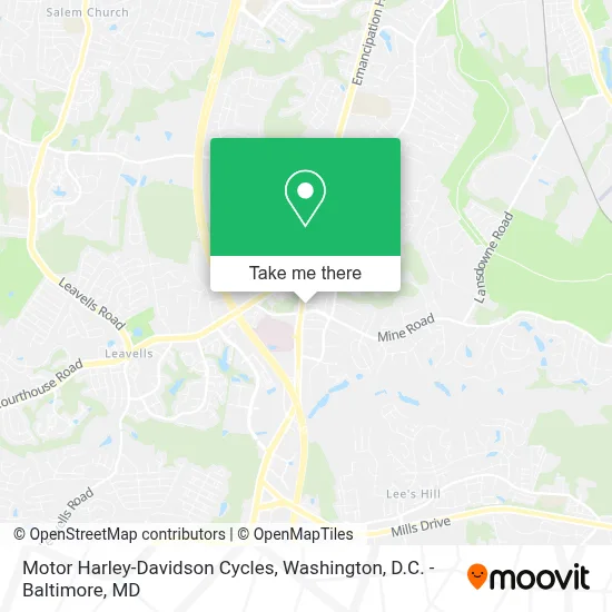 Motor Harley-Davidson Cycles map