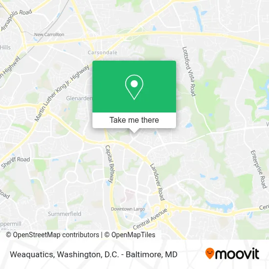 Weaquatics map