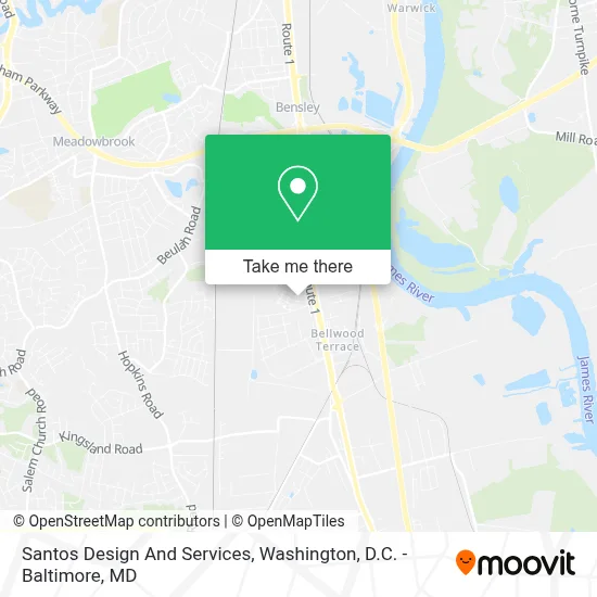 Santos Design And Services map