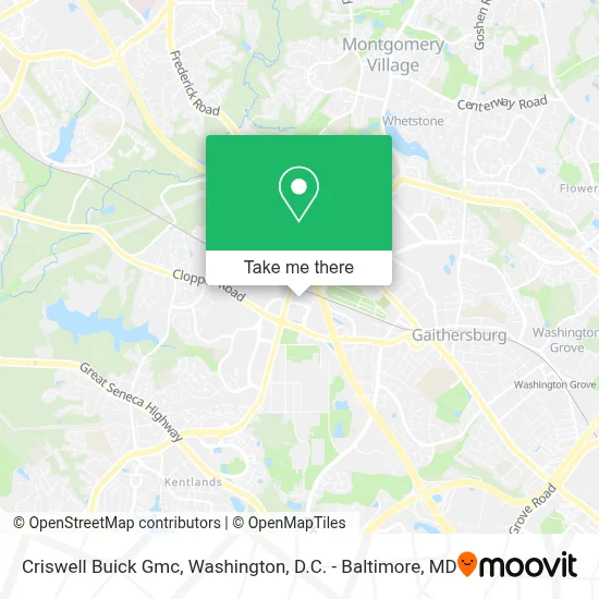 Criswell Buick Gmc map