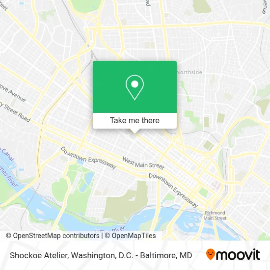 Shockoe Atelier map