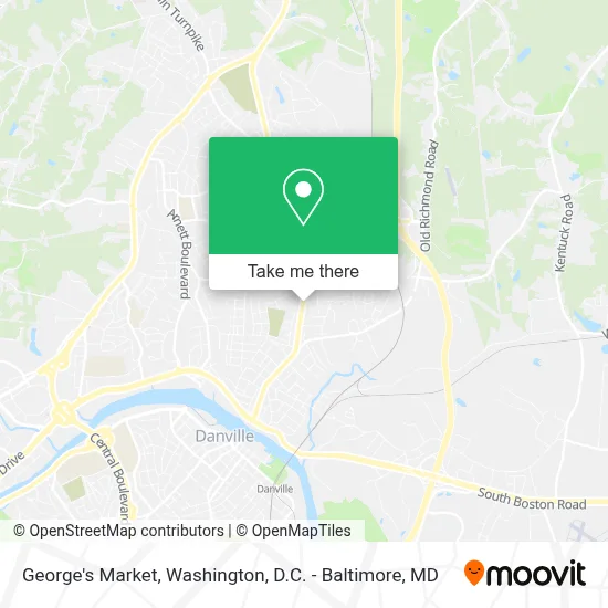 George's Market map