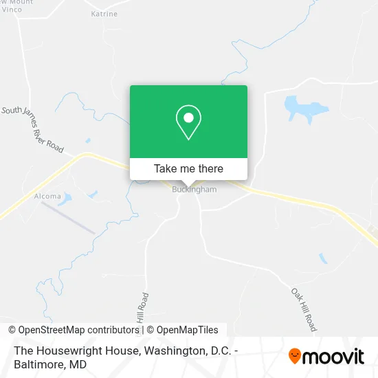 The Housewright House map