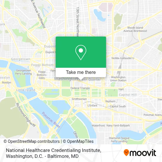 National Healthcare Credentialing Institute map