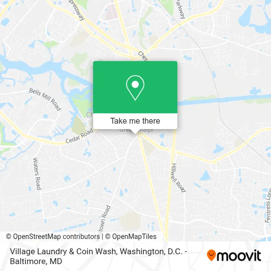 Village Laundry & Coin Wash map
