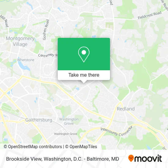 Brookside View map