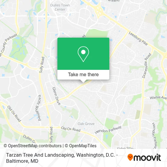 Tarzan Tree And Landscaping map
