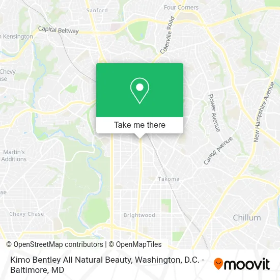 Kimo Bentley All Natural Beauty map