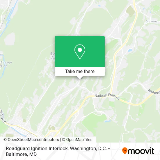 Roadguard Ignition Interlock map