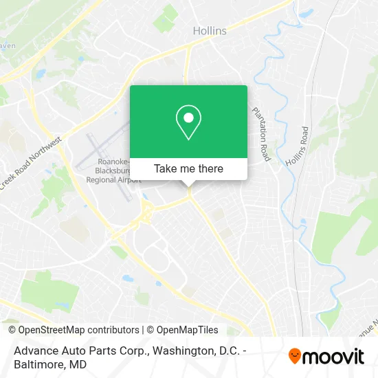 Advance Auto Parts Corp. map