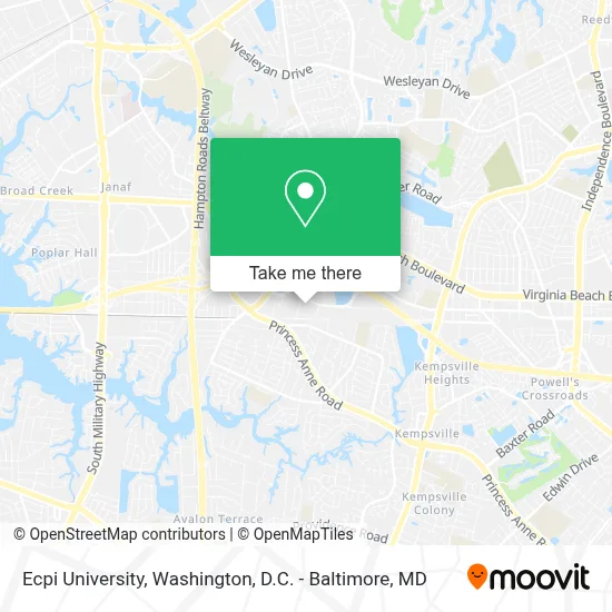 Ecpi University map