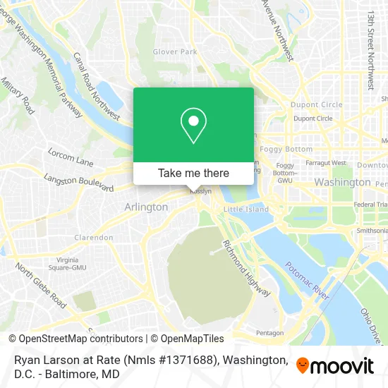 Ryan Larson at Rate (Nmls #1371688) map