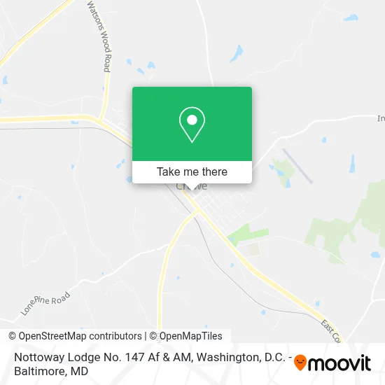 Nottoway Lodge No. 147 Af & AM map