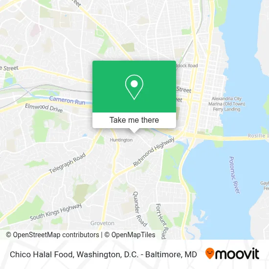Chico Halal Food map