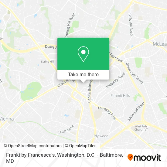 Franki by Francesca's map