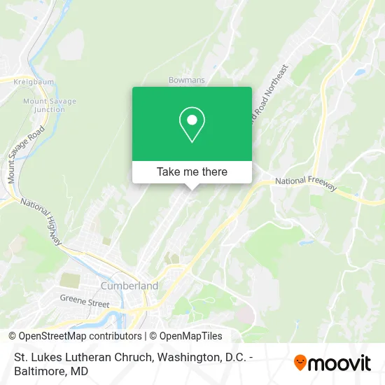 St. Lukes Lutheran Chruch map