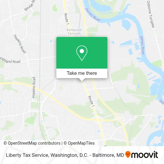 Liberty Tax Service map