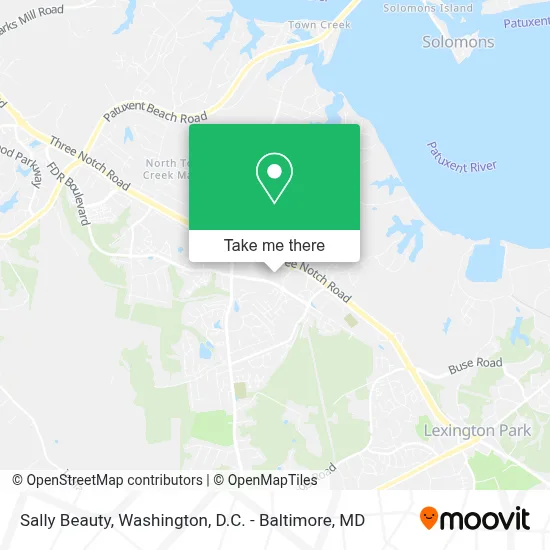 Sally Beauty map