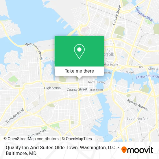 Quality Inn And Suites Olde Town map
