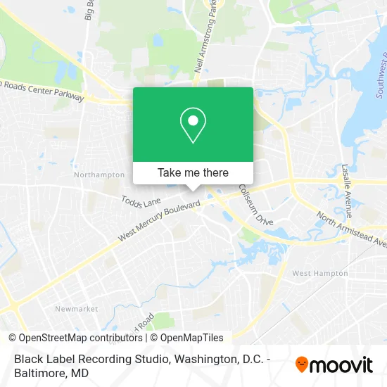Black Label Recording Studio map