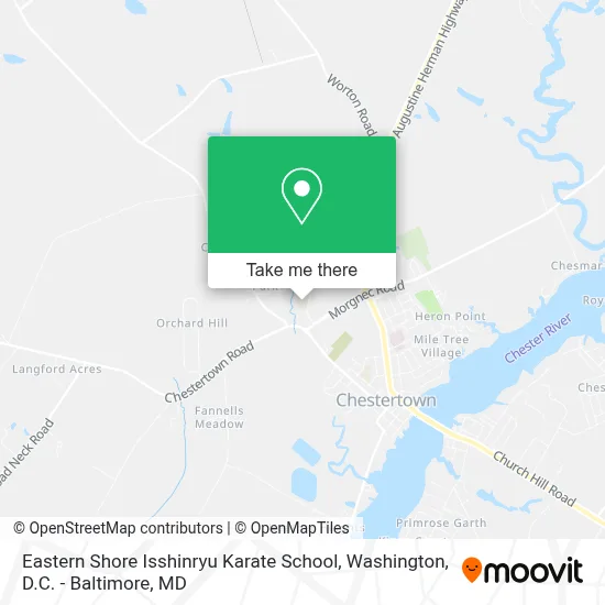 Eastern Shore Isshinryu Karate School map