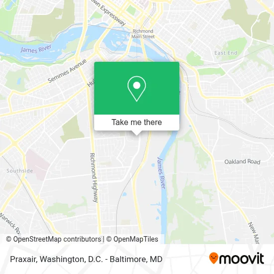 Praxair map