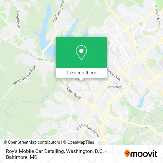 Roy's Mobile Car Detailing map