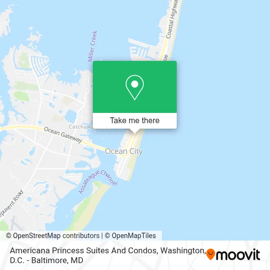 Americana Princess Suites And Condos map
