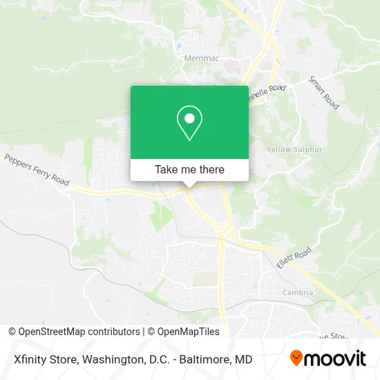 Xfinity Store map