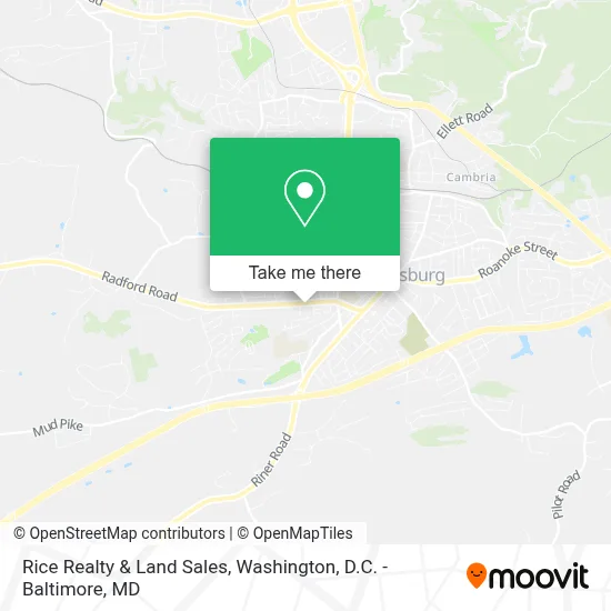 Rice Realty & Land Sales map