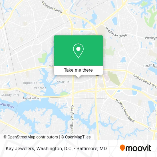 Kay Jewelers map