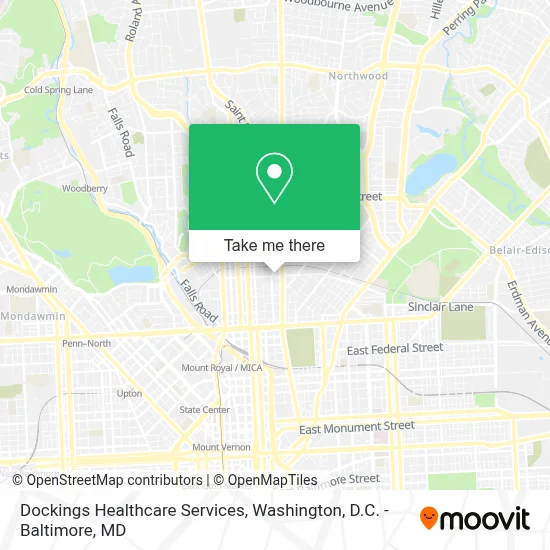 Dockings Healthcare Services map
