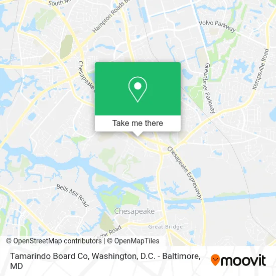 Tamarindo Board Co map