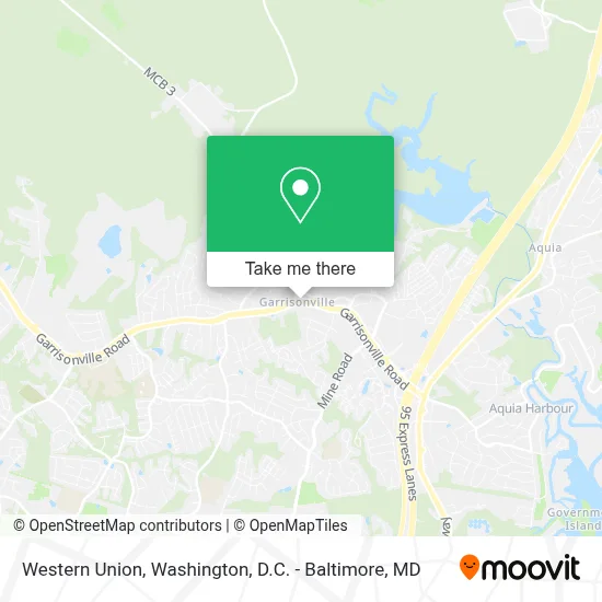 Western Union map