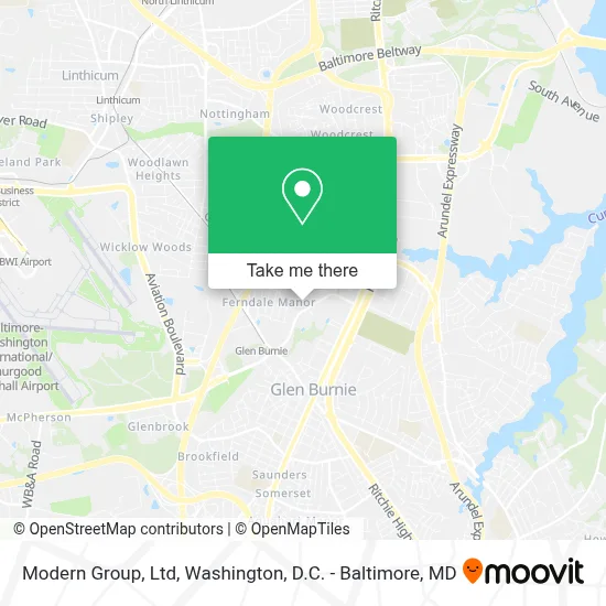 Modern Group, Ltd map