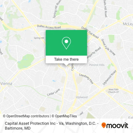 Capital Asset Protection Inc - Va map