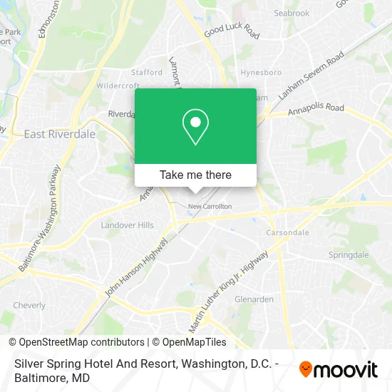 Silver Spring Hotel And Resort map