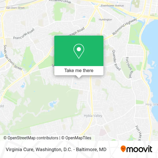 Virginia Cure map