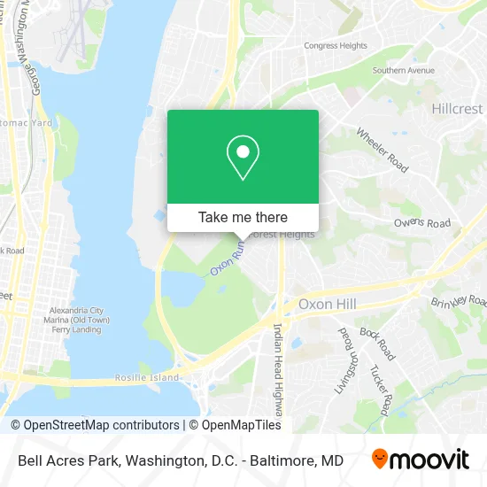 Bell Acres Park map