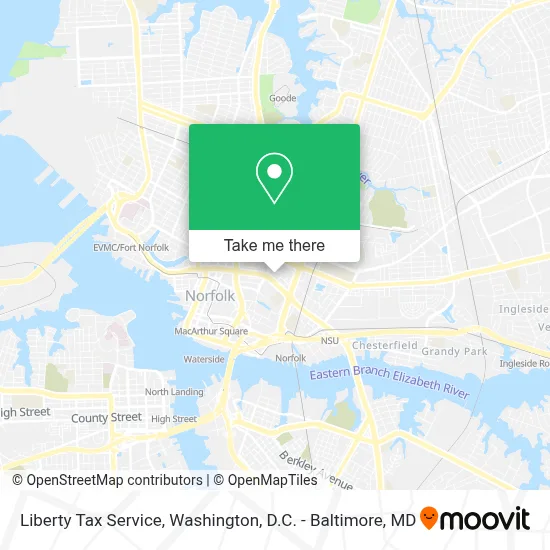Liberty Tax Service map