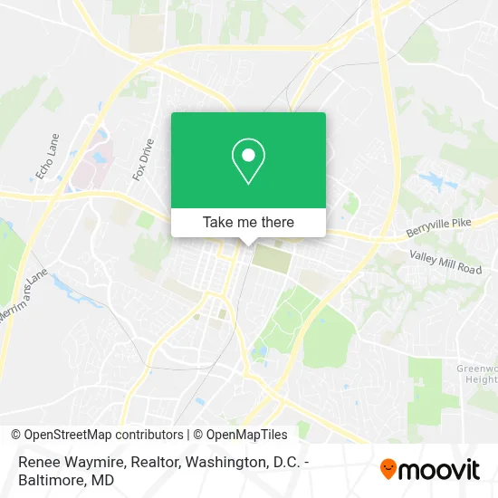 Renee Waymire, Realtor map