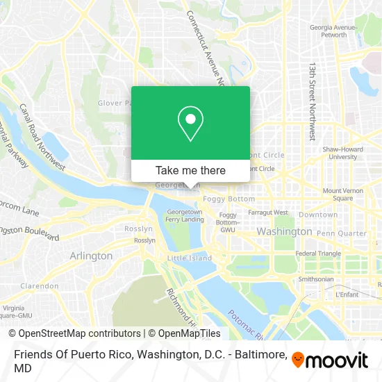 Friends Of Puerto Rico map
