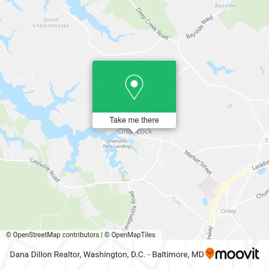 Dana Dillon Realtor map