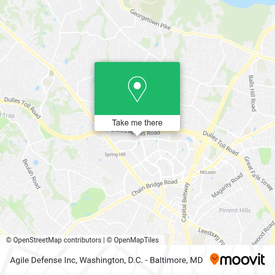 Agile Defense Inc map