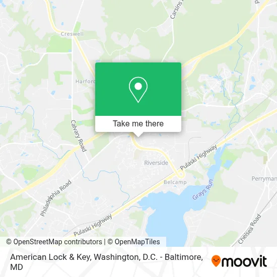 American Lock & Key map