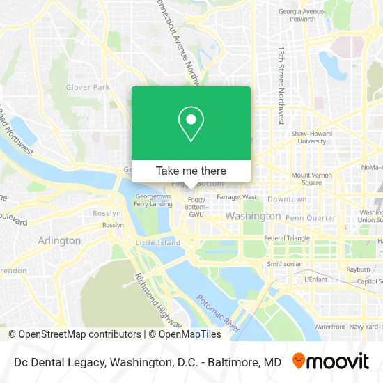 Dc Dental Legacy map