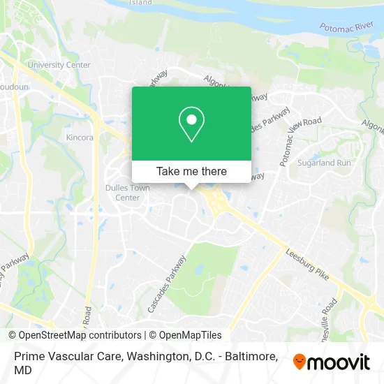 Prime Vascular Care map