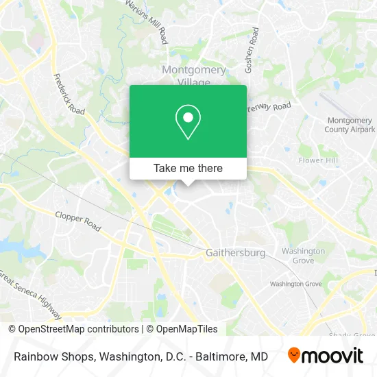 Rainbow Shops map